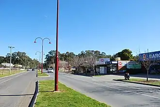 The main street of Barooga