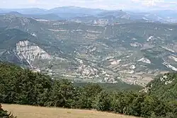The village seen from the Col de Branche