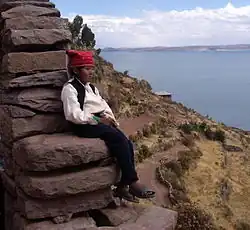 An indigenous boy from Peru.