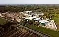 Aerial view of the Barrus company