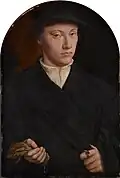 Portrait of a Young Man with Gloves, oil on wood, Kunsthistorisches Museum, Vienna