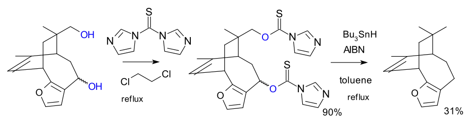 Barton deoxygenation Wen-Cheng Liu 1999