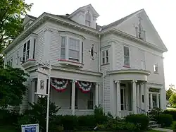 First chapter of the American Red Cross at the corner of Elizabeth and Ossian Streets