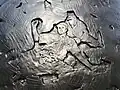 Example of bas reliefs in the sculptures.