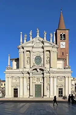 Façade of the Basilica of San Giovanni Battista, Busto Arsizio