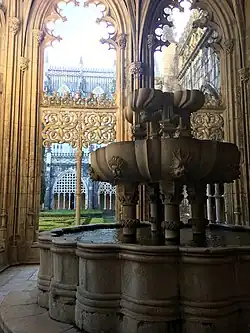 Lavabo of Mosteiro da Batalha (Portugal)