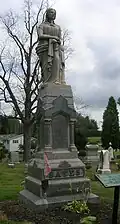 Bates family grave, Seville, Ohio