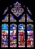 Stained glass-window of the church of Batz-sur-Mer