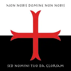 War flag of the Knights Templar during the Crusades