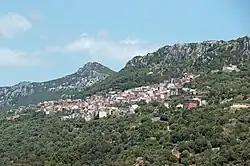 View of Baunei
