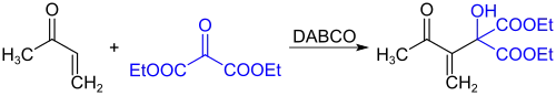 Baylis–Hillman reaction mit Diethylmesoxalat