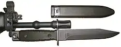 Bayonet for the Sturmgewehr 90, as issued by the Swiss Army