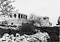 Bayt Jiz July 1948. Building used by the Harel Brigade as headquarters.