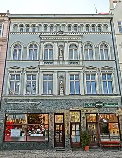 View of the Gamm tenement house at 16 Old Market Square
