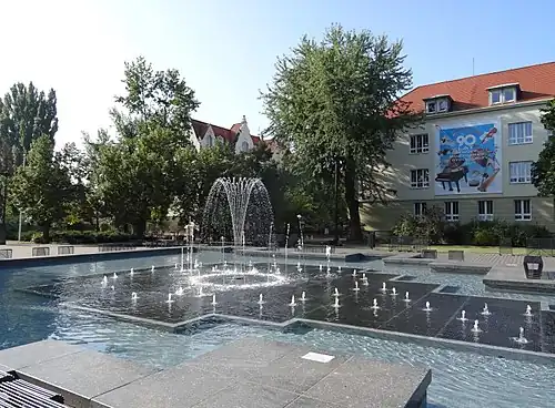 Fountain by day