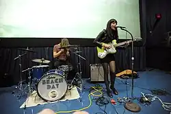 Beach Day performing in 2014