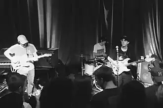 Beach Fossils performing at The Columbus Theatre in Providence, Rhode Island (2019)