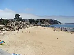 One of many beaches along the Monterey Bay coastline