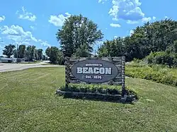Welcome Sign in Beacon
