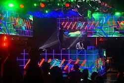 DJ music performance at Atlas Beach Fest