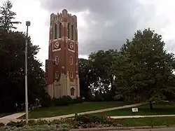 The tower from across West Circle Drive