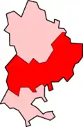 Mid Bedfordshire within non-metropolitan Bedfordshire post 1998