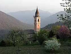 Bedigliora village church