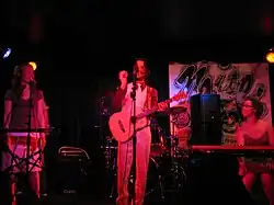 Bedroom Walls performing live in 2006.