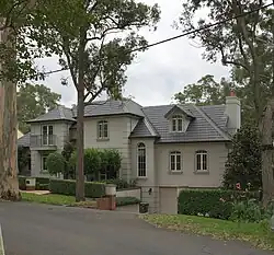 House in Beecroft. Mix of various revival styles.
