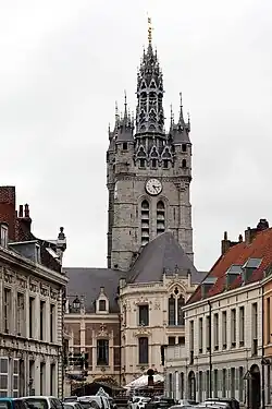 Bell tower of the Hotel de Ville of Douai, France (14th c.)