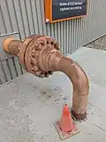 CO2 pipeline exiting the capture facility