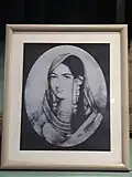 Zinat Mahal image in War Memorial Museum in Red fort