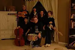 L-R, Stephen van Kampen, Hoyee Wong, Paul van Kampen, Brett Gunther, Henry Hseih, Matthew Bayliff of Beija Flor