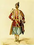A Tatar Bek (Azerbaijani)[21] from Karabakh. (artist - Gagarin GG)