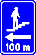F51b: Crossing for pedestrians above ground