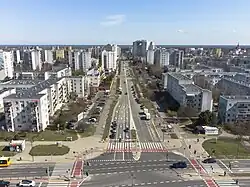 Apartment buildings at Belgradzka Street in Natolin.
