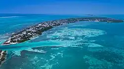 Image 4An aerial view of Caye Caulker