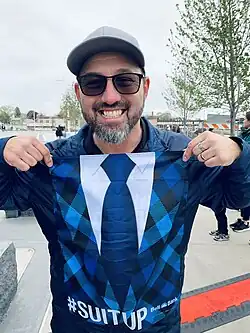 Singer and radio announcer Chris Hawkey.