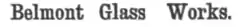 Logo of the Belmont Glass Works