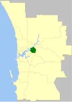 The City of Belmont within the Perth Metropolitan Area