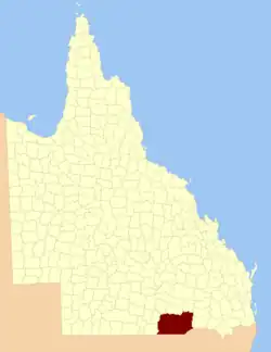 Location within Queensland