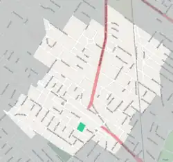 Street map of Belvedere