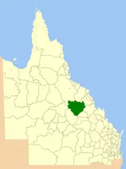 Location within Queensland