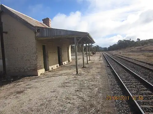 Ben Bullen railway station in 2011