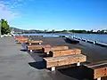 Benches in Commonwealth Place