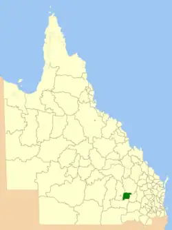 Location within Queensland