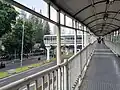 The connection bridge to Semanggi BRT station, 2023