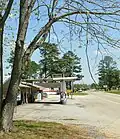 Alabama State Route 48 as seen from Downtown Woodland, Alabama.