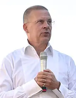 Benny Fredriksson at Sergels Torg during the Stockholm Culture Festival 2013.