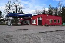 Gas station in Grimslöv